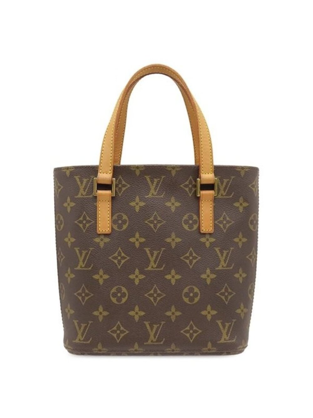 Louis Vuitton Handbag Vavin PM Monogram Canvas Gold Brown